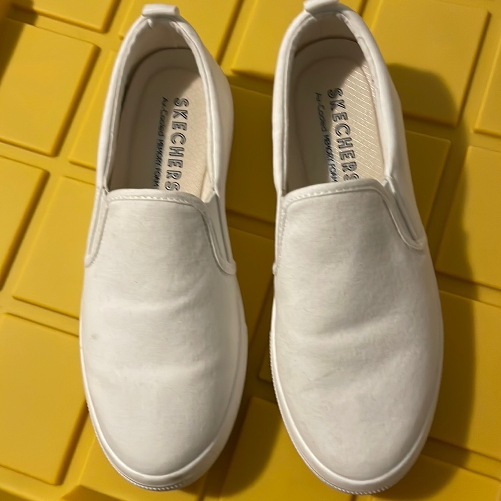 White canvas Skechers - used but not abused!